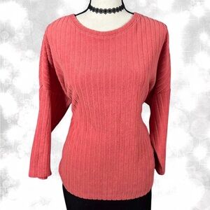 Old Navy Vintage Style Red Cable Knit Sweater